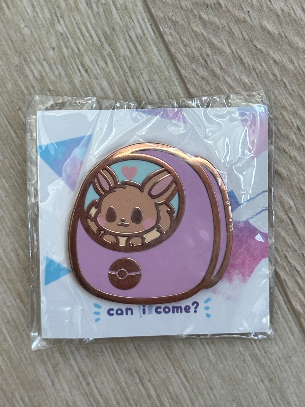 Eevee Pink Enamel Pin